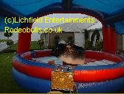 Bucking Bronco under free weather shelter